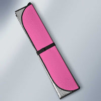 Pink and Black Bowling Auto Sun Shade Design with Red Ball and Pins and Custom Team Name Graphic - Wonder Print Shop