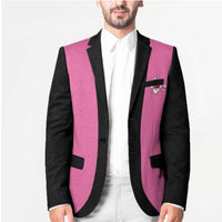Pink and Black Bowling Blazer Design with Red Ball and Pins and Custom Team Name Graphic - Wonder Print Shop