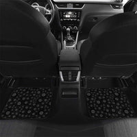 American Flag Bowling Ball and Pins Graphic Car Mats with Black Patterned Background and Custom Team Name Design - Wonder Print Shop