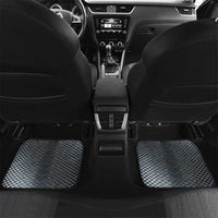 Pike Fishing Car Mats with American Flag and Realistic Fish Scale Texture Design - Wonder Print Shop
