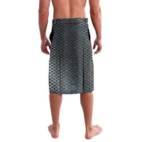 Pike Fishing Lavalava with American Flag and Realistic Fish Scale Texture Design - Wonder Print Shop
