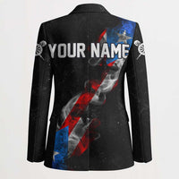 American Flag Smoke Trail Blazer with Dartboard and Crossed Darts Graphic Design - Wonder Print Shop