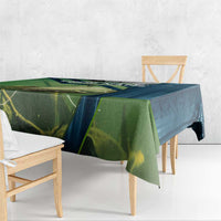 Catfish and Underwater Scene Design Tablecloth with Forest Background and Fishing Theme Elements - Wonder Print Shop