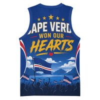 Cape Verde Won Our Hearts Soccer Basketball Jersey Blue Sharks Football Mascot Patriotic National Team