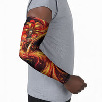 Trinbago Knight Riders Cricket Arm Sleeves Trinidad and Tobago Fiery Knight Warrior Bat Flame