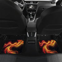 Trinbago Knight Riders Cricket Car Mats Trinidad and Tobago Fiery Knight Warrior Bat Flame