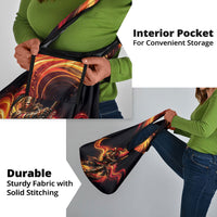 Trinbago Knight Riders Cricket Grocery Bag Trinidad and Tobago Fiery Knight Warrior Bat Flame