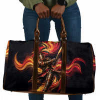 Trinbago Knight Riders Cricket Travel Bag Trinidad and Tobago Fiery Knight Warrior Bat Flame