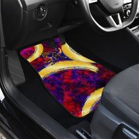 Trinbago Knight Riders Cricket Car Mats Trinidad and Tobago Unleash The Knight Brush Stroke