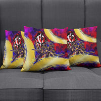 Trinbago Knight Riders Cricket Pillow Cover Trinidad and Tobago Unleash The Knight Brush Stroke