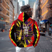 Trinidad and Tobago Cricket Hoodie Trinbago Knight Riders - Ride Or Die Comic Halftone