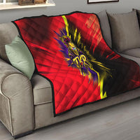 Trinidad and Tobago Cricket Quilt Trinbago Knight Riders - Ride Or Die Comic Halftone
