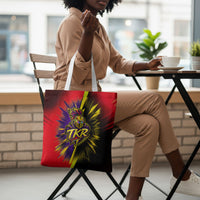 Trinidad and Tobago Cricket Tote Bag Trinbago Knight Riders - Ride Or Die Comic Halftone