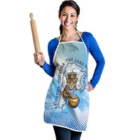 Argentina Football Land Of Champions Apron Halftone Dot Jaguar Mascot National Map
