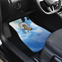 Argentina Football Land Of Champions Car Mats Halftone Dot Jaguar Mascot National Map