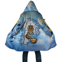 Argentina Football Land Of Champions Cloak Halftone Dot Jaguar Mascot National Map