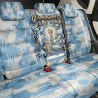 Argentina Football Campeones Del Mundo 2026 Back Car Seat Cover Champions Soccer Flag Watercolor Paint Drips Trophy
