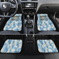 Argentina Football Campeones Del Mundo 2026 Car Mats Champions Soccer Flag Watercolor Paint Drips Trophy
