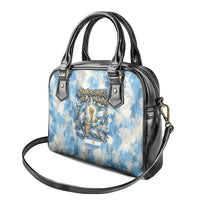 Argentina Football Campeones Del Mundo 2026 Shoulder Handbag Champions Soccer Flag Watercolor Paint Drips Trophy