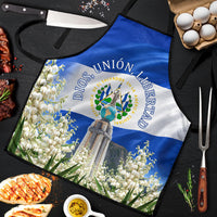 El Salvador Torogoz Bird Apron Divine Savior Monument Volcano Flor De Izote Art