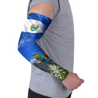El Salvador Torogoz Bird Arm Sleeves Divine Savior Monument Volcano Flor De Izote Art