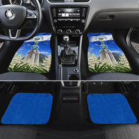 El Salvador Torogoz Bird Car Mats Divine Savior Monument Volcano Flor De Izote Art