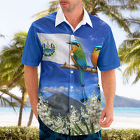 El Salvador Torogoz Bird Hawaiian Shirt Divine Savior Monument Volcano Flor De Izote Art