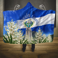 El Salvador Torogoz Bird Hooded Blanket Divine Savior Monument Volcano Flor De Izote Art