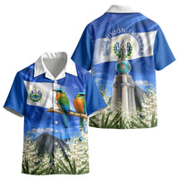 El Salvador Torogoz Bird Kid Hawaiian Shirt Divine Savior Monument Volcano Flor De Izote Art