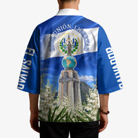 El Salvador Torogoz Bird Kimono Divine Savior Monument Volcano Flor De Izote Art