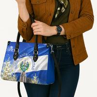 El Salvador Torogoz Bird Leather Bag Divine Savior Monument Volcano Flor De Izote Art
