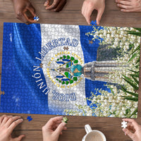 El Salvador Torogoz Bird Puzzle Divine Savior Monument Volcano Flor De Izote Art