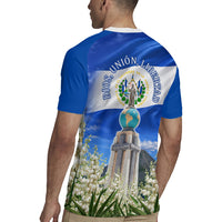 El Salvador Torogoz Bird Rugby Jersey Divine Savior Monument Volcano Flor De Izote Art