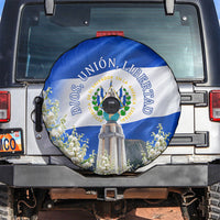 El Salvador Torogoz Bird Spare Tire Cover Divine Savior Monument Volcano Flor De Izote Art