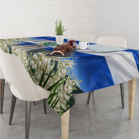 El Salvador Torogoz Bird Tablecloth Divine Savior Monument Volcano Flor De Izote Art
