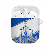 El Salvador Divine Savior Monument AirPods Case Flor De Izote Coat Of Arms Fighter Jets Art