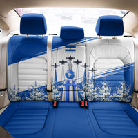 El Salvador Divine Savior Monument Back Car Seat Cover Flor De Izote Coat Of Arms Fighter Jets Art