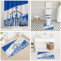 El Salvador Divine Savior Monument Bathroom Set Flor De Izote Coat Of Arms Fighter Jets Art