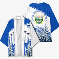 El Salvador Divine Savior Monument Kimono Flor De Izote Coat Of Arms Fighter Jets Art