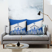 El Salvador Divine Savior Monument Pillow Cover Flor De Izote Coat Of Arms Fighter Jets Art