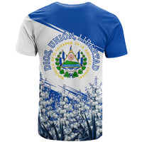El Salvador Divine Savior Monument T Shirt Flor De Izote Coat Of Arms Fighter Jets Art
