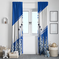 El Salvador Divine Savior Monument Window Curtain Flor De Izote Coat Of Arms Fighter Jets Art