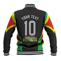 Personalized St Kitts And Nevis Patriots Baseball Jacket Caribbean Cricket Player Graphic Art