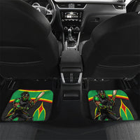 Personalized St Kitts And Nevis Patriots Car Mats Caribbean Cricket Player Graphic Art