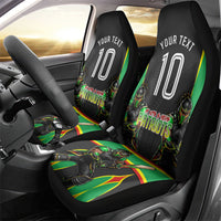 Personalized St Kitts And Nevis Patriots Car Seat Cover Caribbean Cricket Player Graphic Art