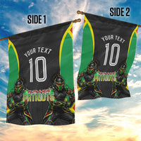 Personalized St Kitts And Nevis Patriots Garden Flag Caribbean Cricket Player Graphic Art