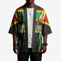 Personalized St Kitts And Nevis Patriots Kimono Caribbean Cricket Player Graphic Art