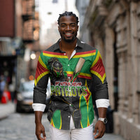 Personalized St Kitts And Nevis Patriots Long Sleeve Button Shirt Caribbean Cricket Player Graphic Art