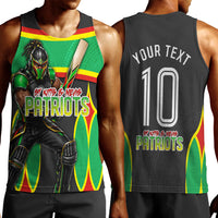 Personalized St Kitts And Nevis Patriots Men Tank Top Caribbean Cricket Player Graphic Art