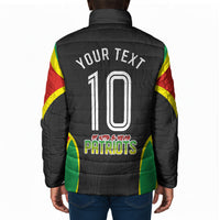 Personalized St Kitts And Nevis Patriots Padded Jacket Caribbean Cricket Player Graphic Art